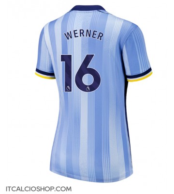 Tottenham Hotspur Timo Werner #16 Seconda Maglia Femmina 2024-25 Manica Corta